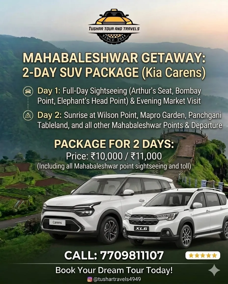 Pune to Mahabaleshwar Taxi