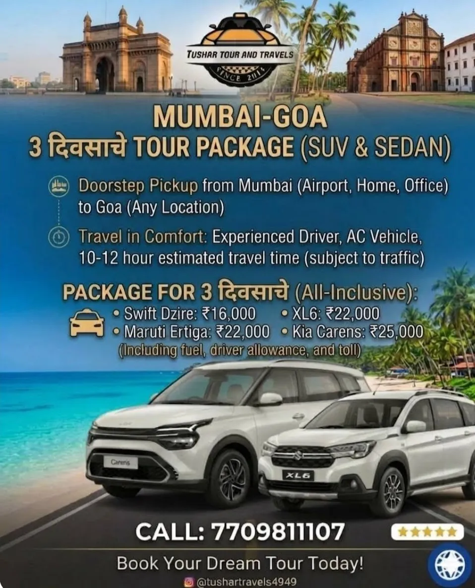 Mumbai to Goa Taxi