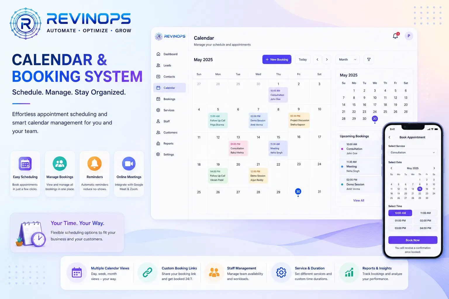 Calendar Booking System