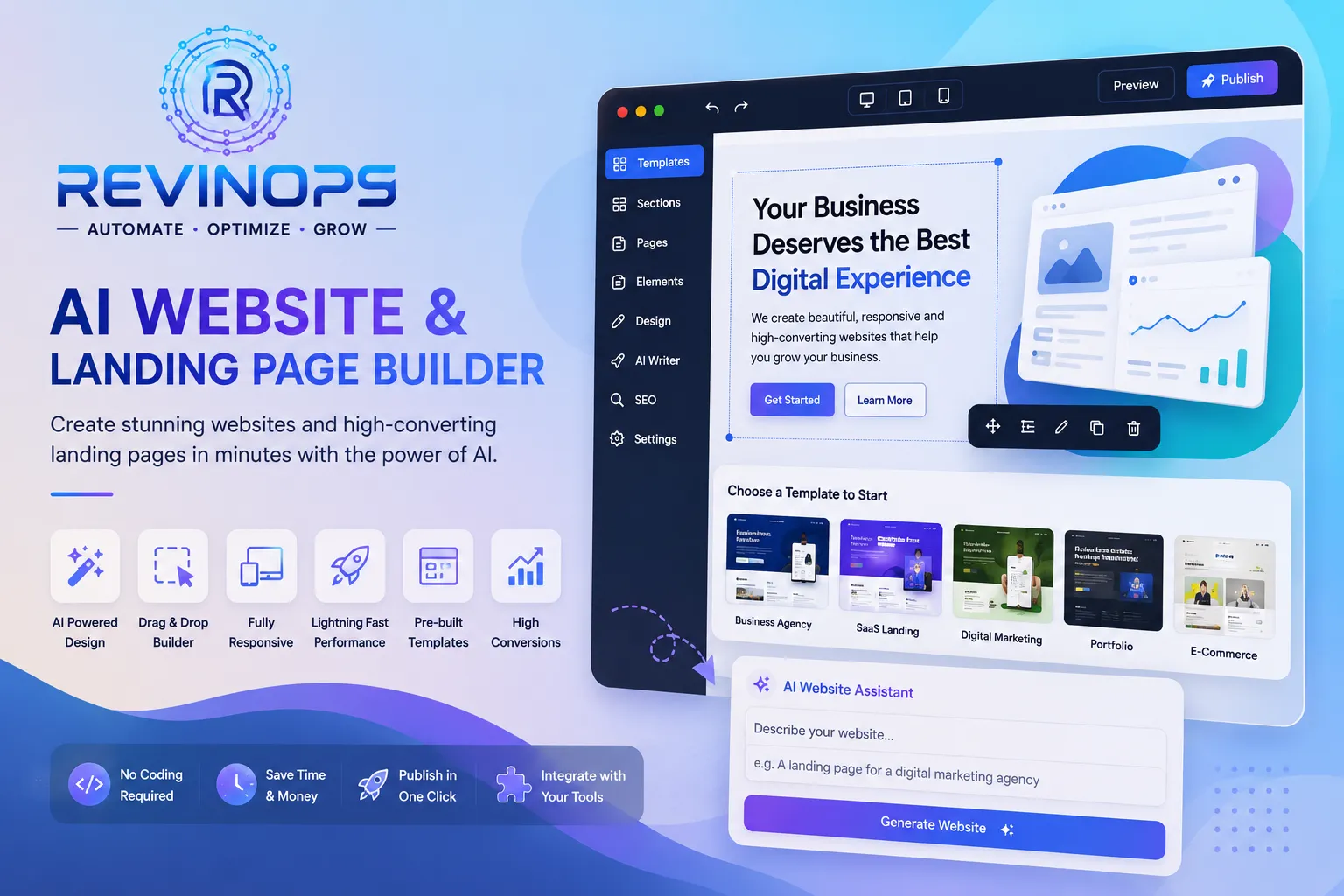 AI Website Builder Showcase