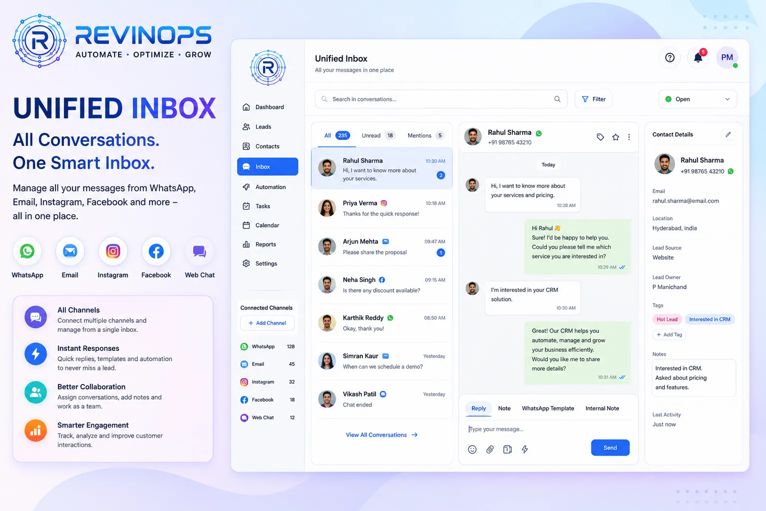 Unified Inbox Showcase