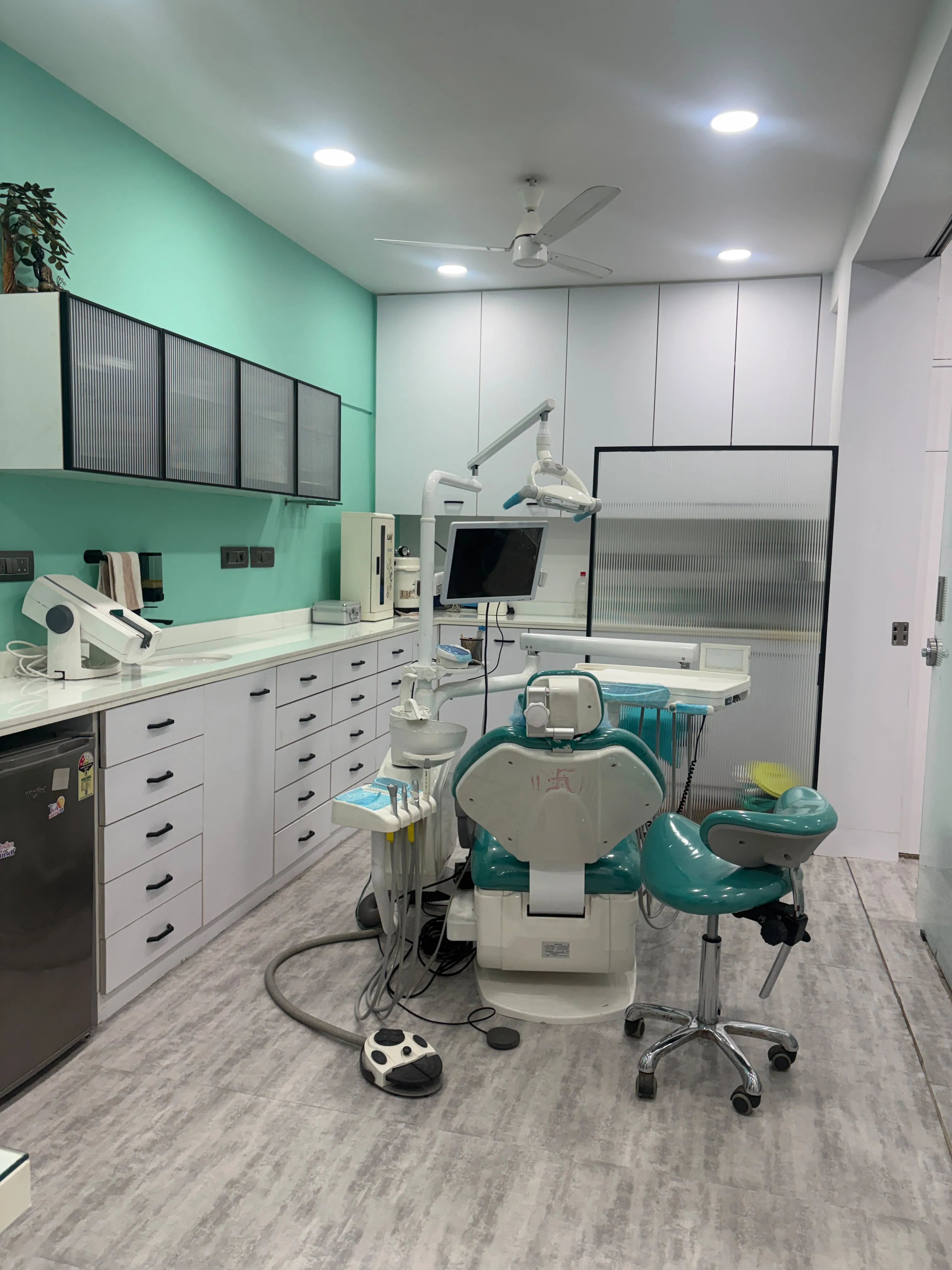 Dental chair and treatment equipment at House of Dentistry
