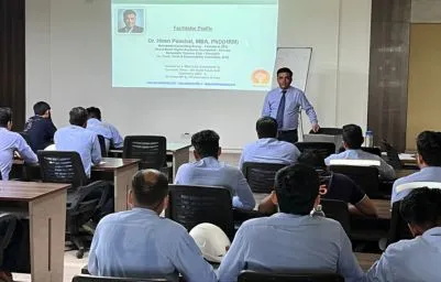 Leadership training program in progress