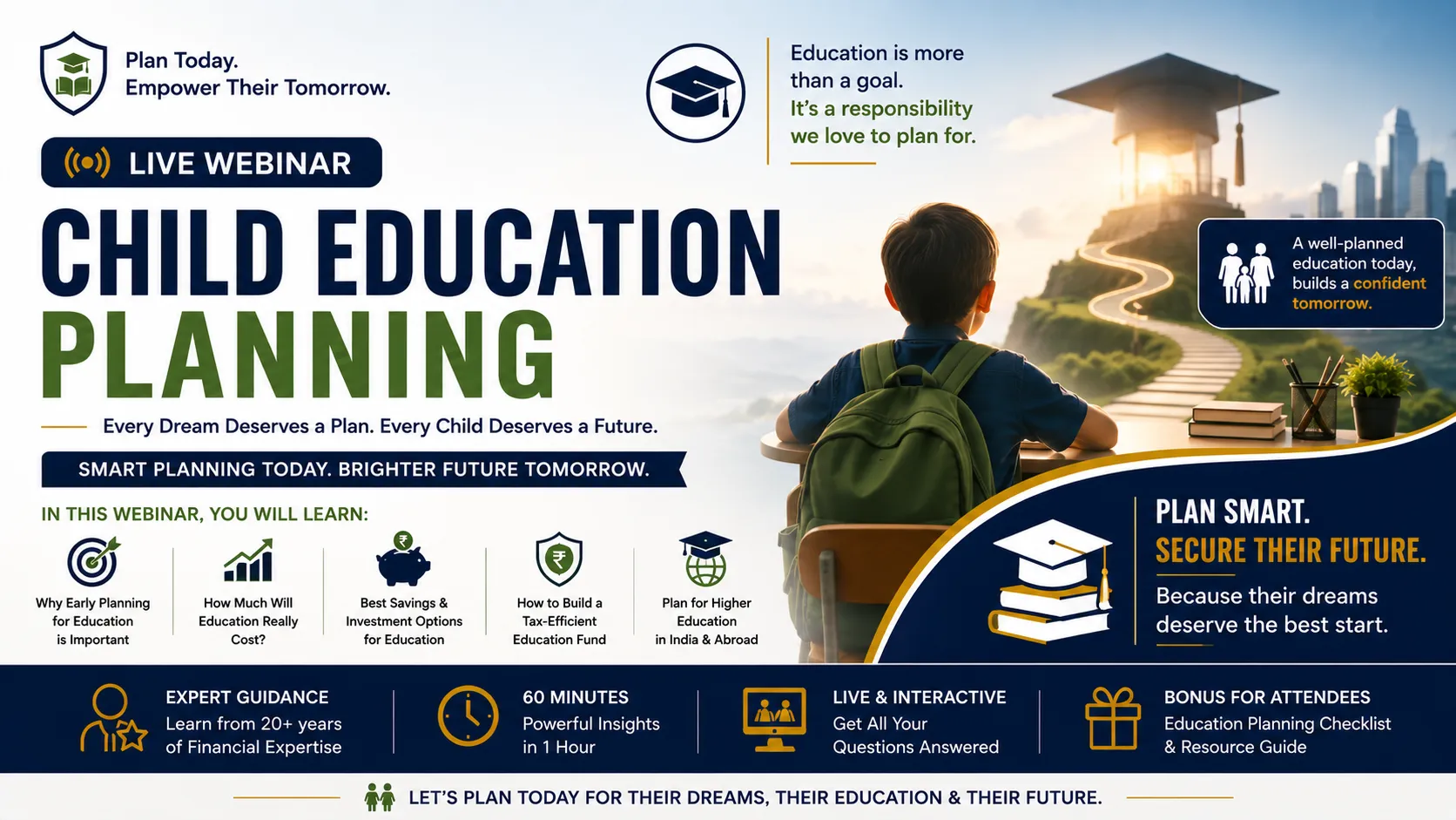 Child education planning webinar preview