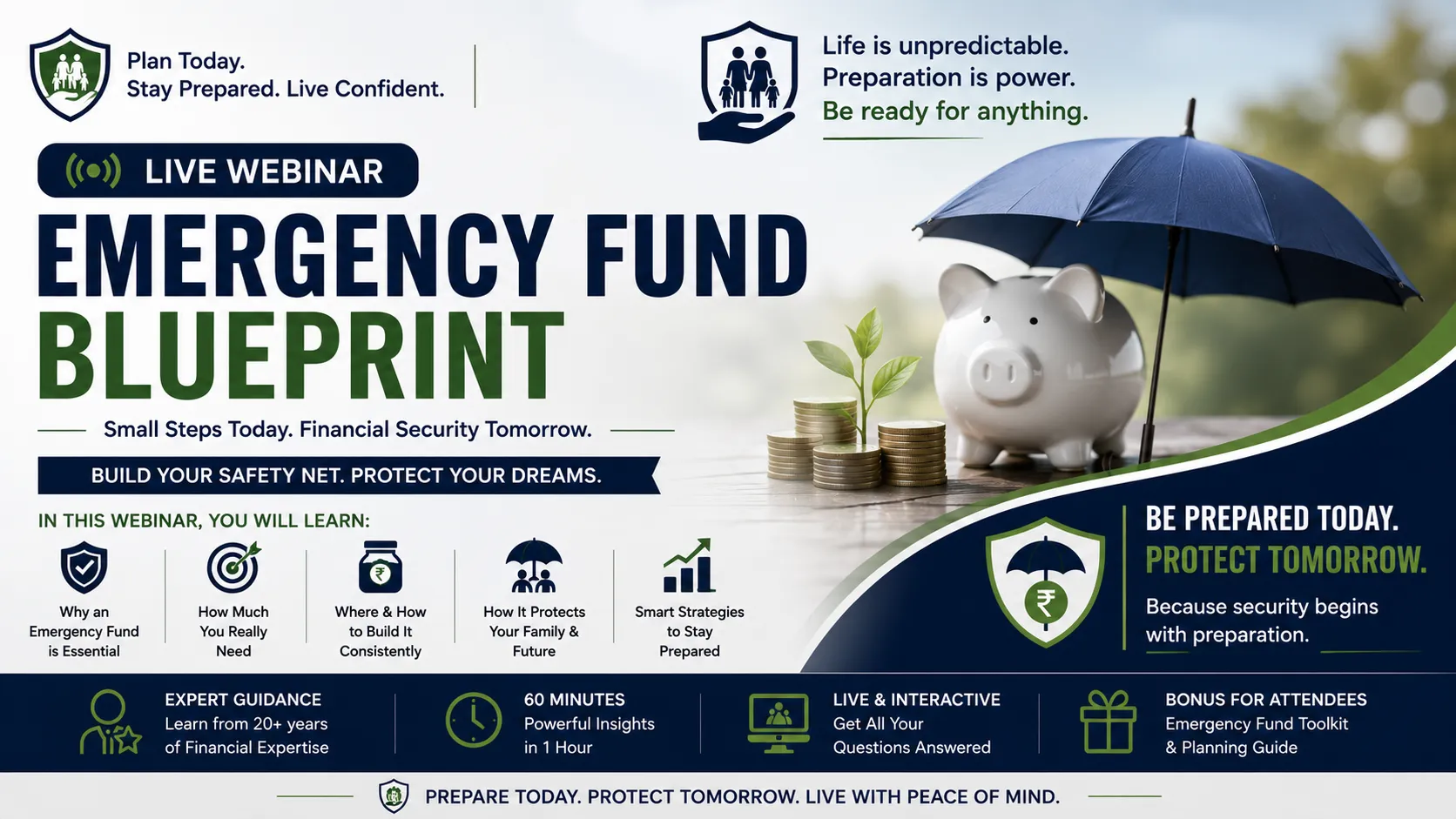 Emergency Fund Blueprint webinar