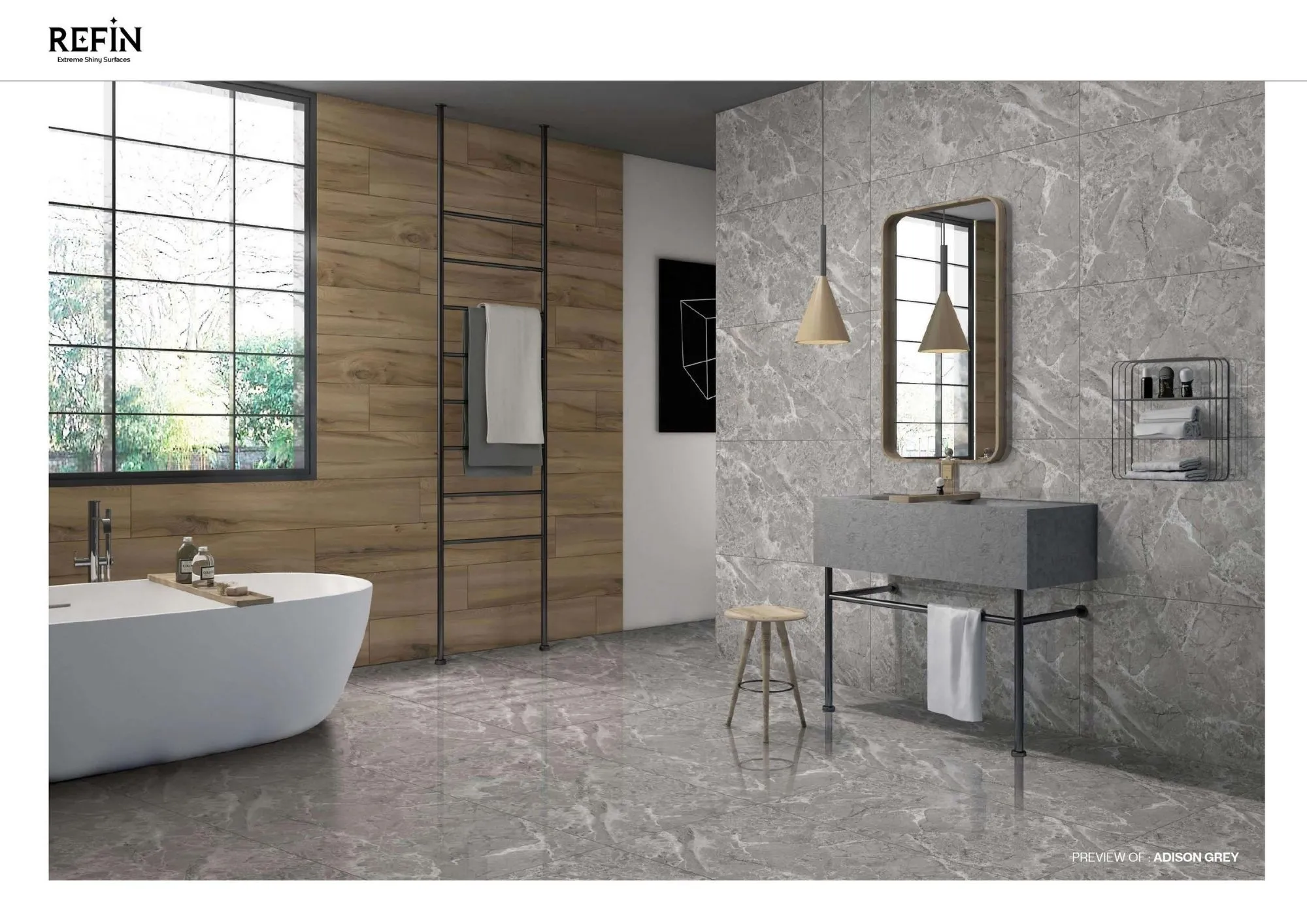 Luxury ceramic tile interior by OSITON CERAMICA