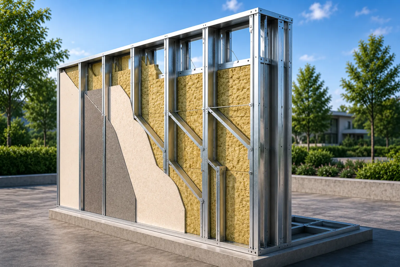 LGSF Wall Panel Cross-Section