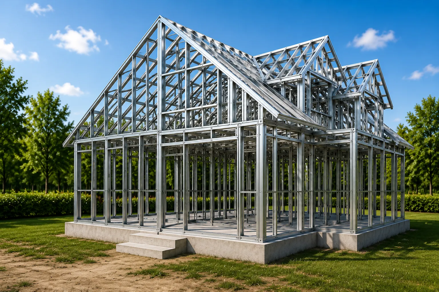 LGSF Steel Frame 3D Design