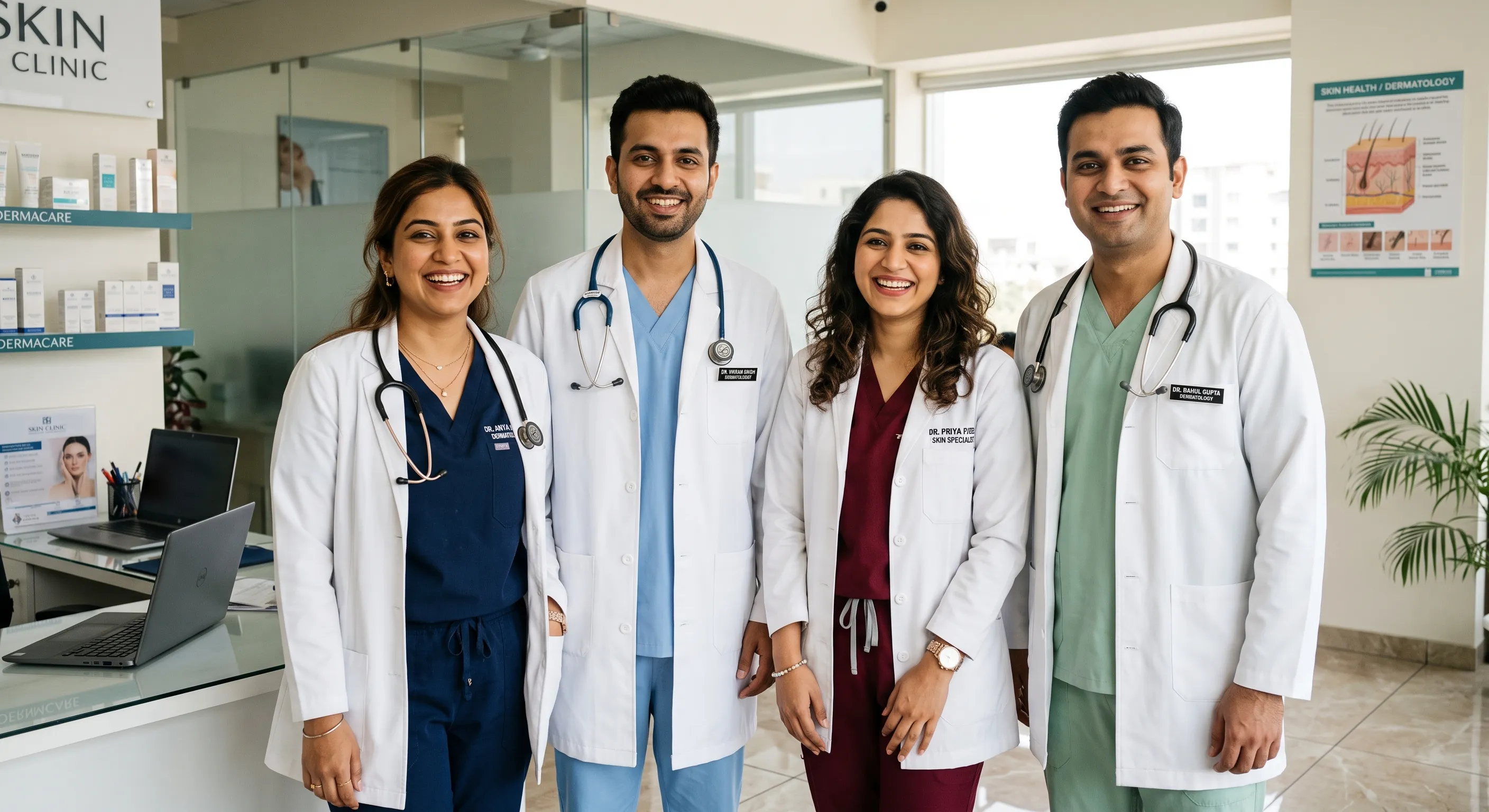Doctor consulting patient with spine model