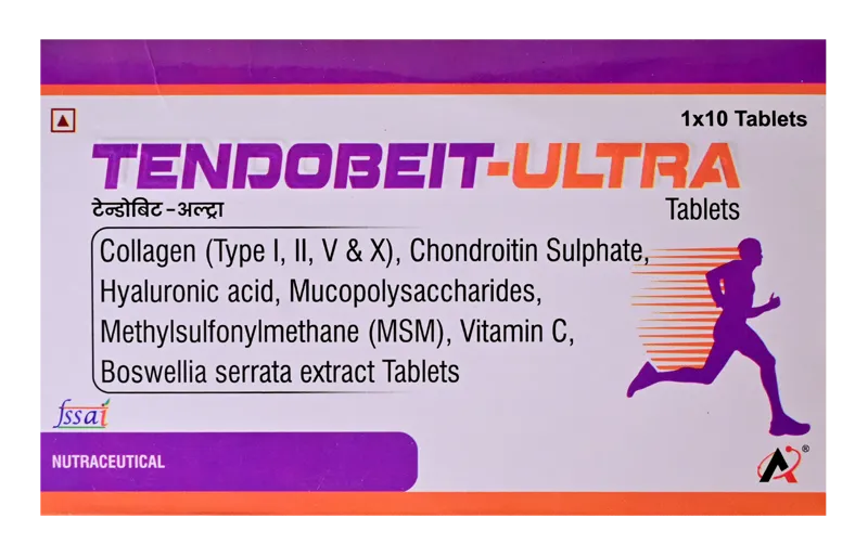 Premium TEN DOBEIT ULTRA tablet product visual representing advanced joint and connective tissue nutritional support
