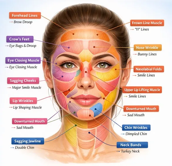 Facial Muscle Diagram