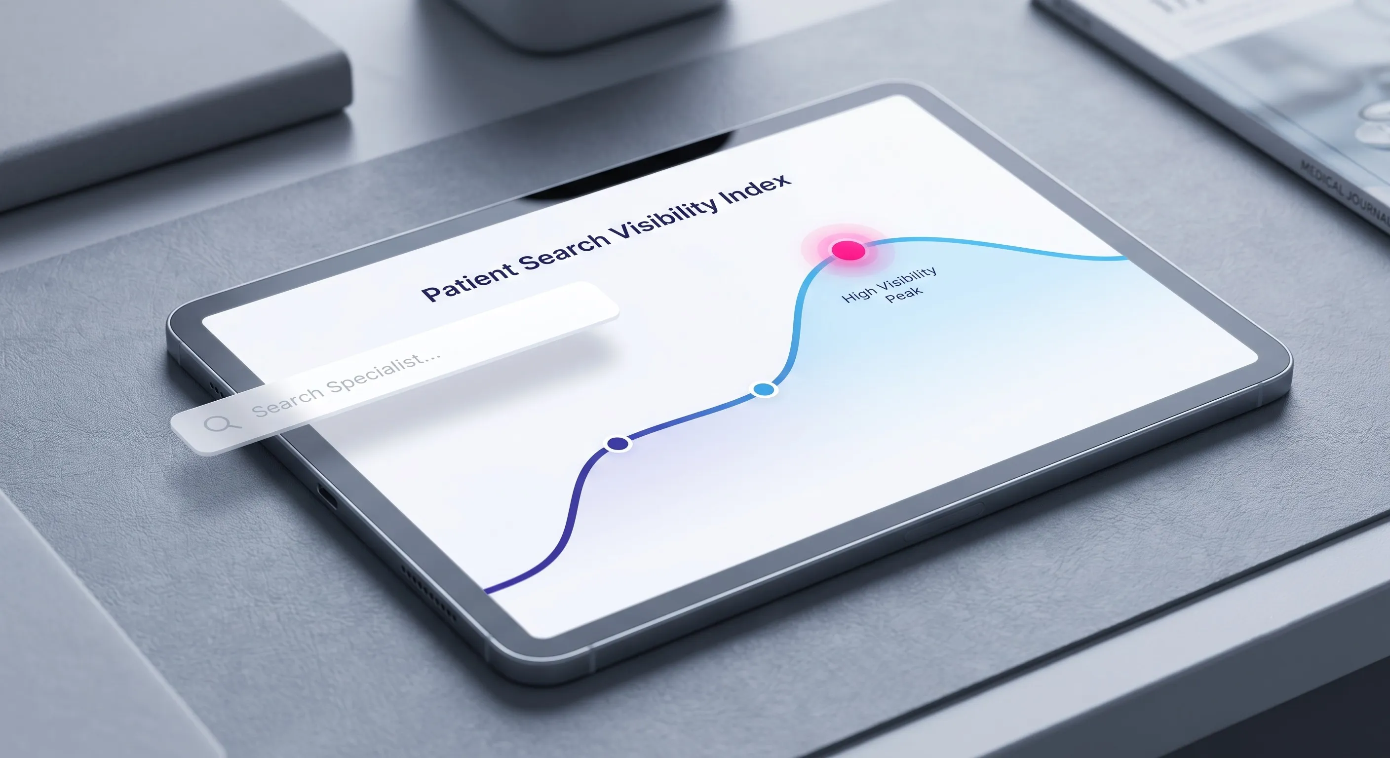 Patient's online discovery metrics