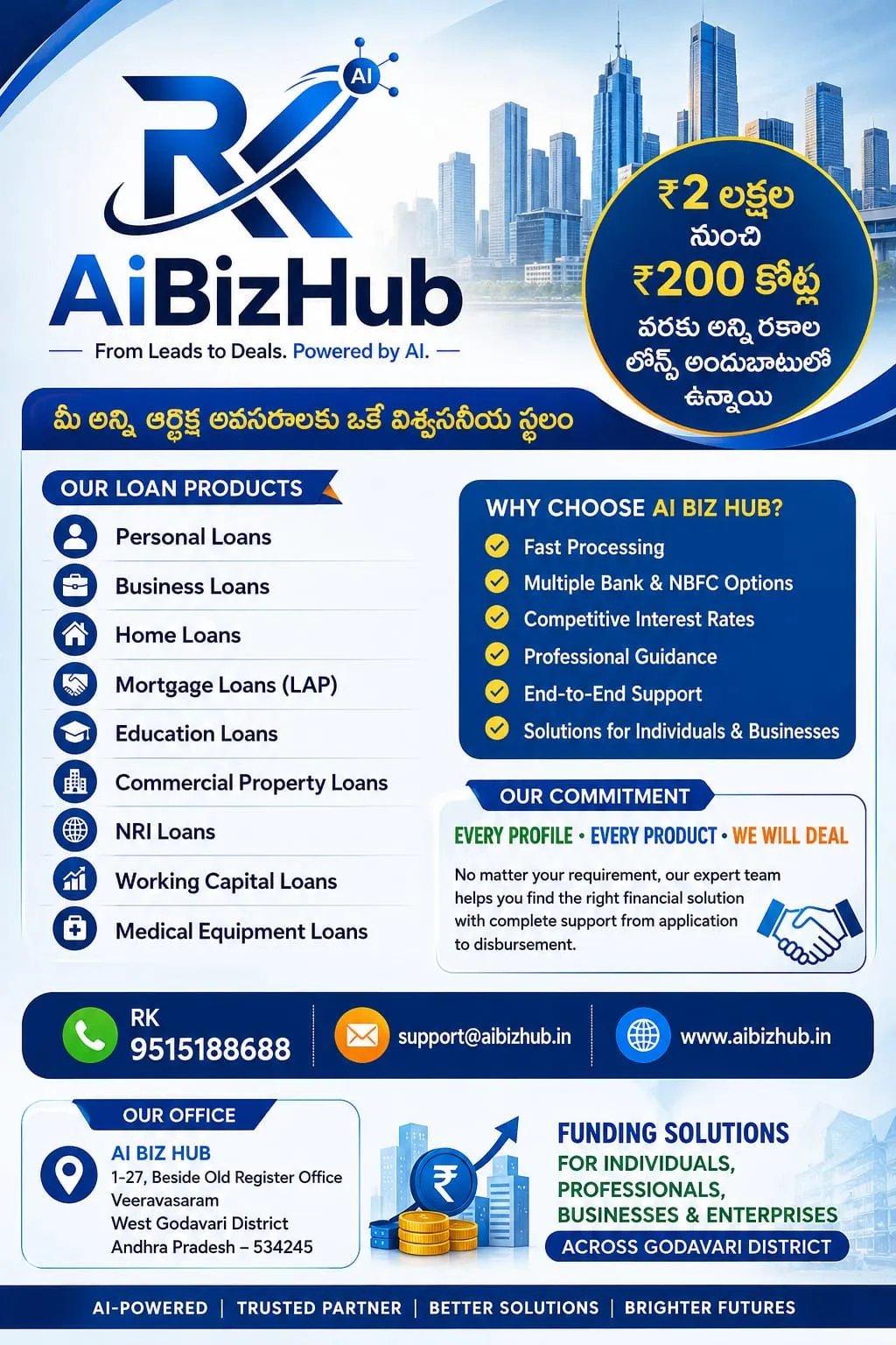 Professional banking and business funding consultation