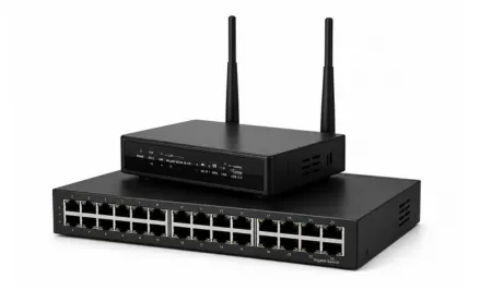 Networking products including router and ethernet switch