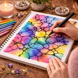 Stress Release Techniques — flowing, soothing shapes