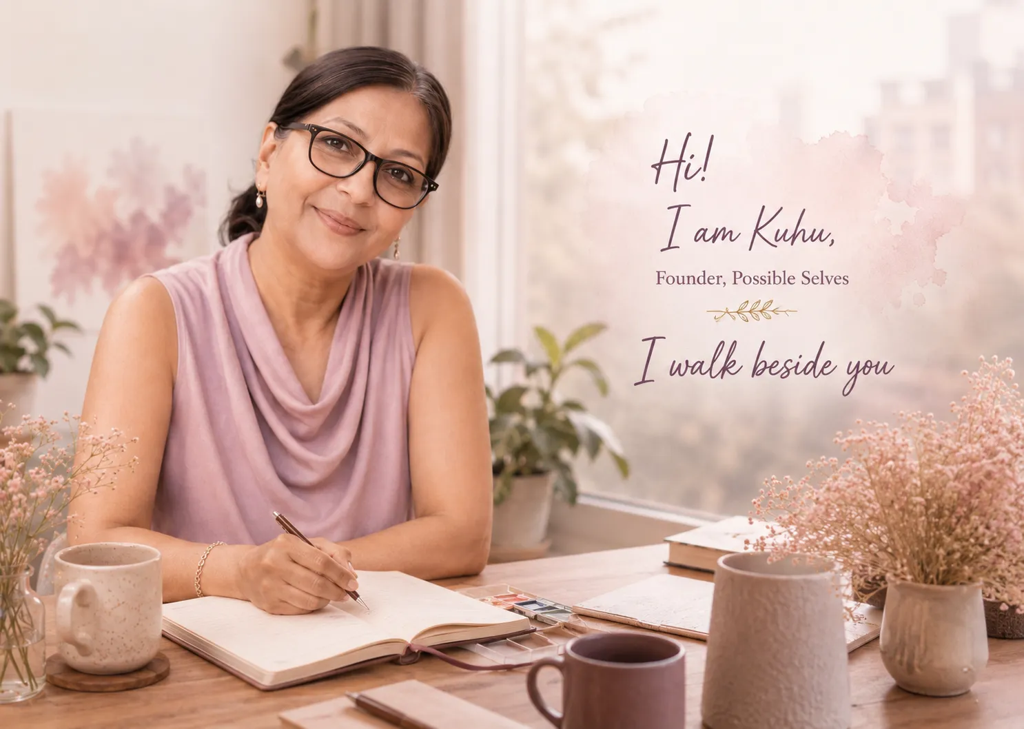 Portrait space for coach image