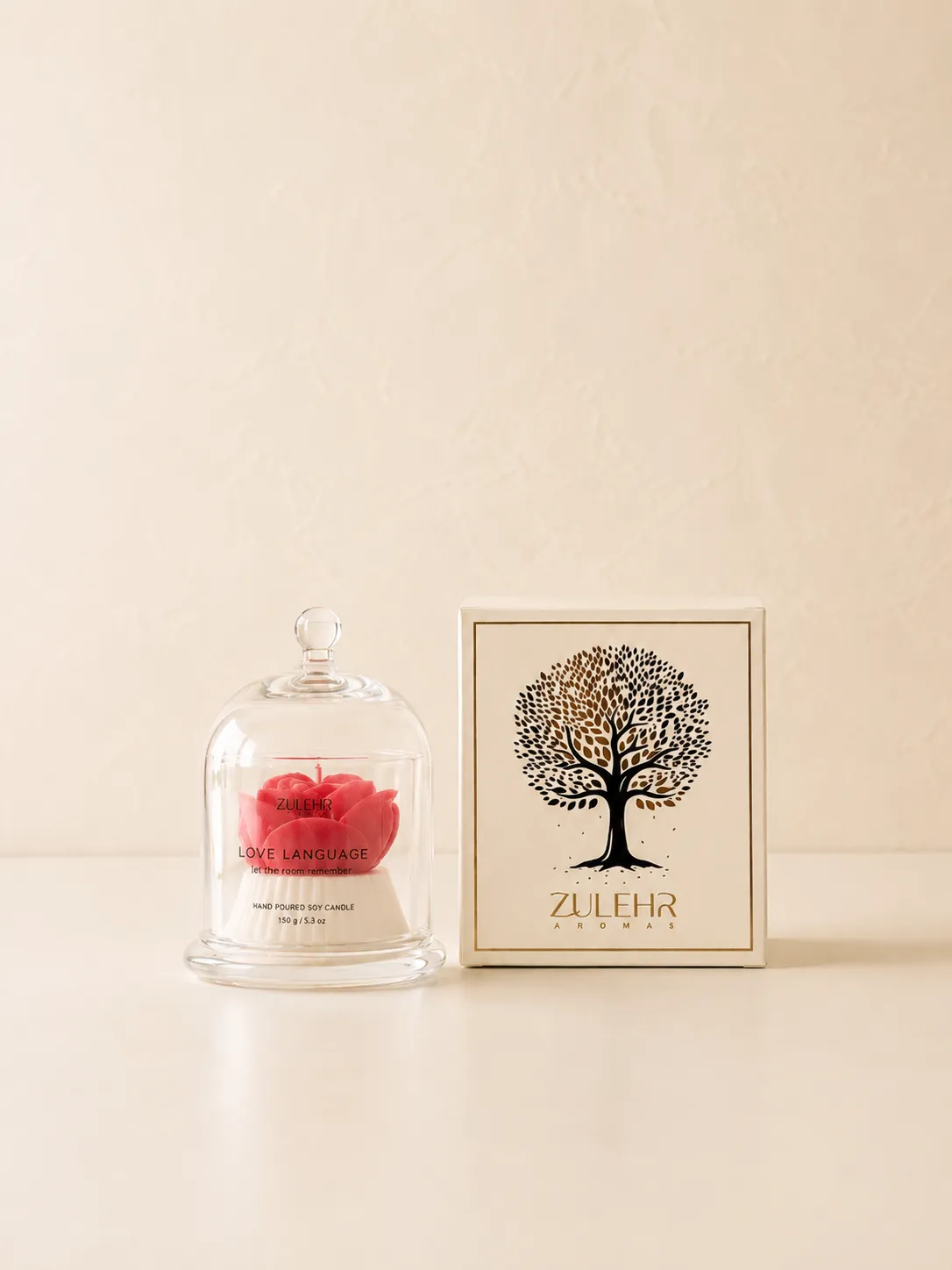 Bell-Jar Turkish Rose Candle