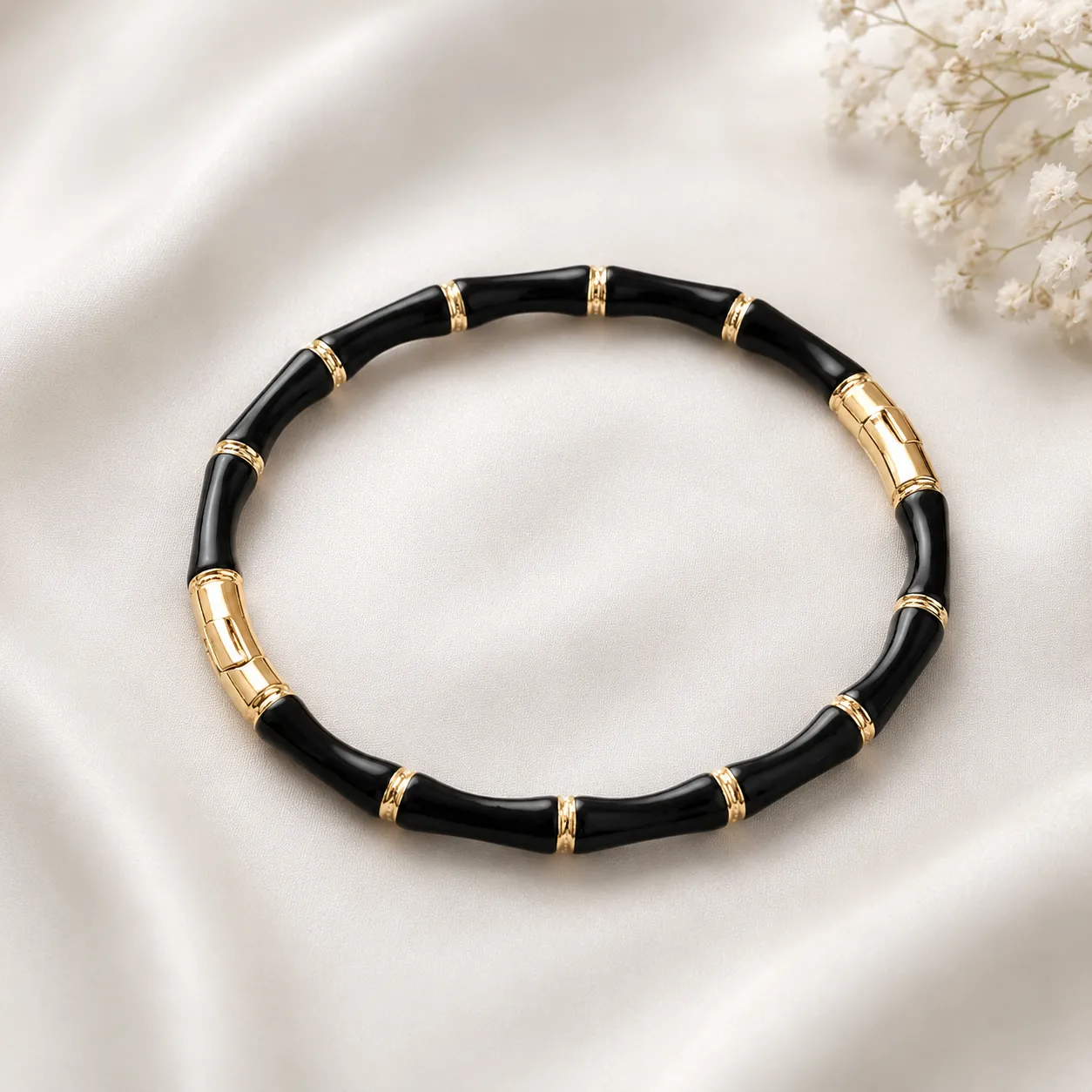 Layered chain bracelet