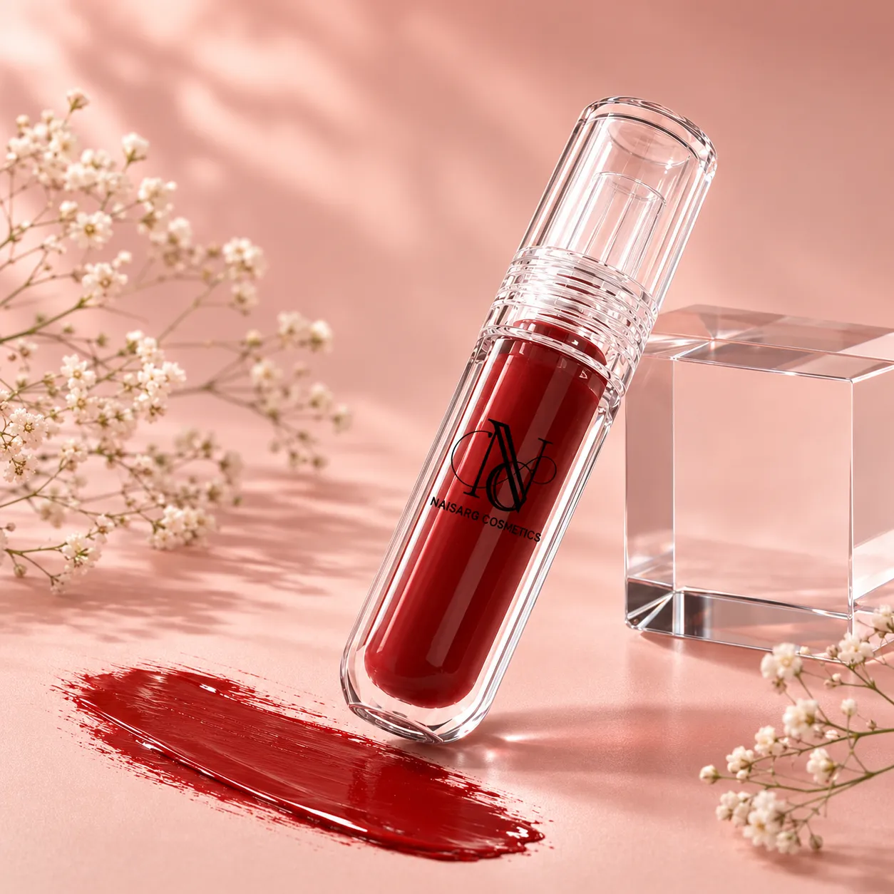 Very Cherry tint bottle with soft glow