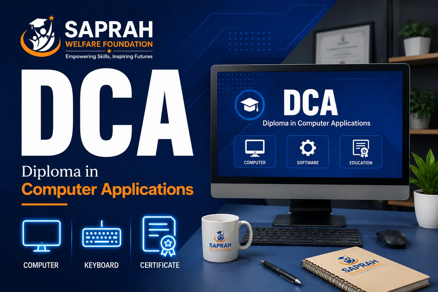 DCA diploma in computer applications training