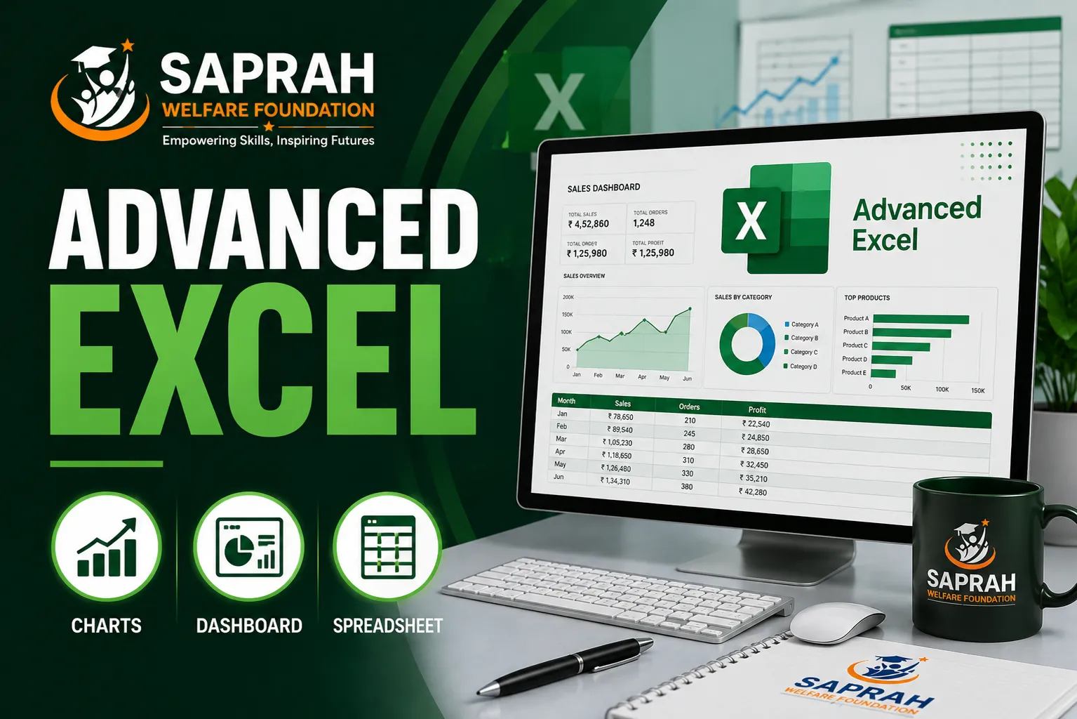 Advanced Excel and data analysis course
