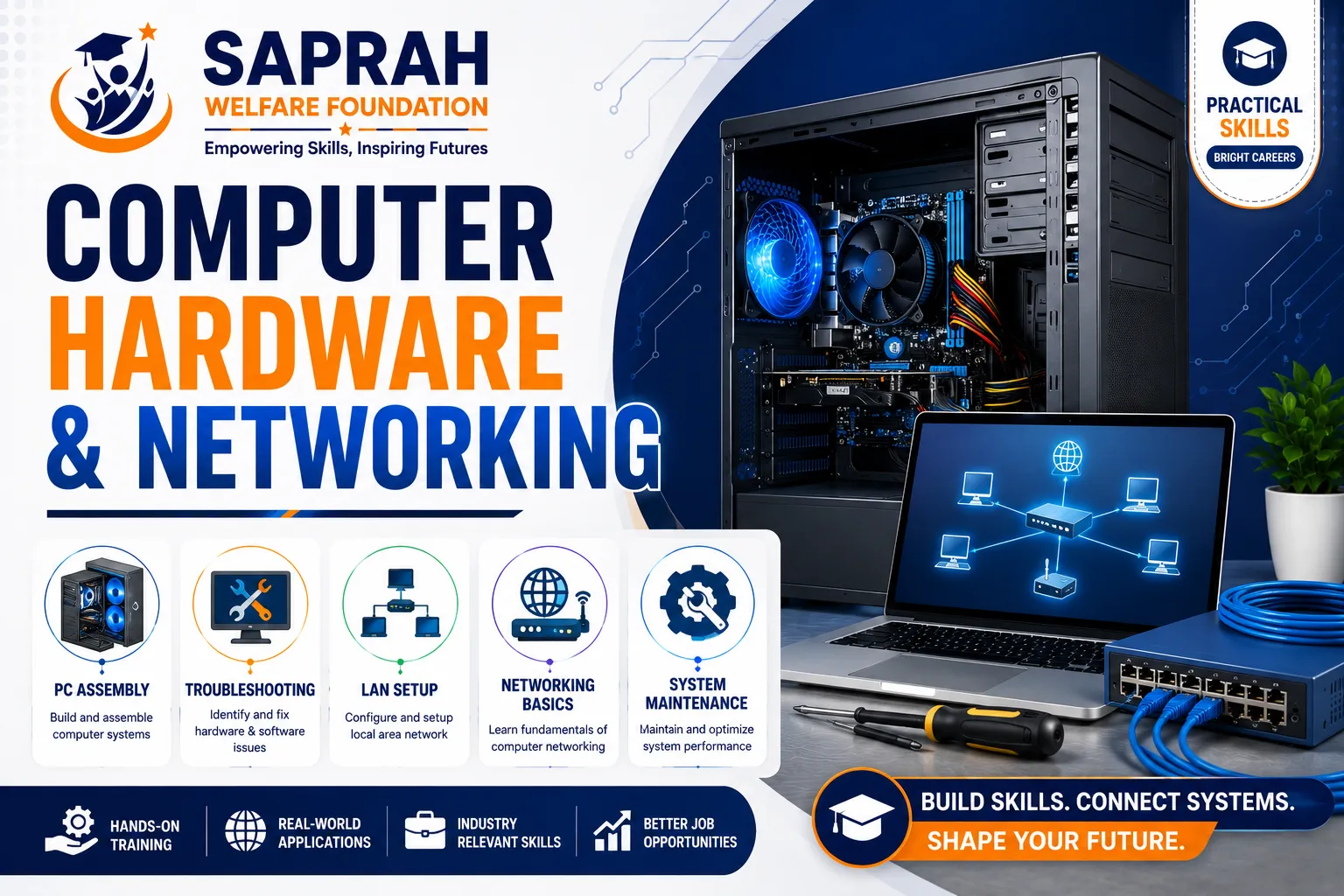 Computer hardware and networking course