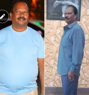 After: Man, 88kg, smiling