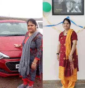 After: Man, 80kg, fit and smiling