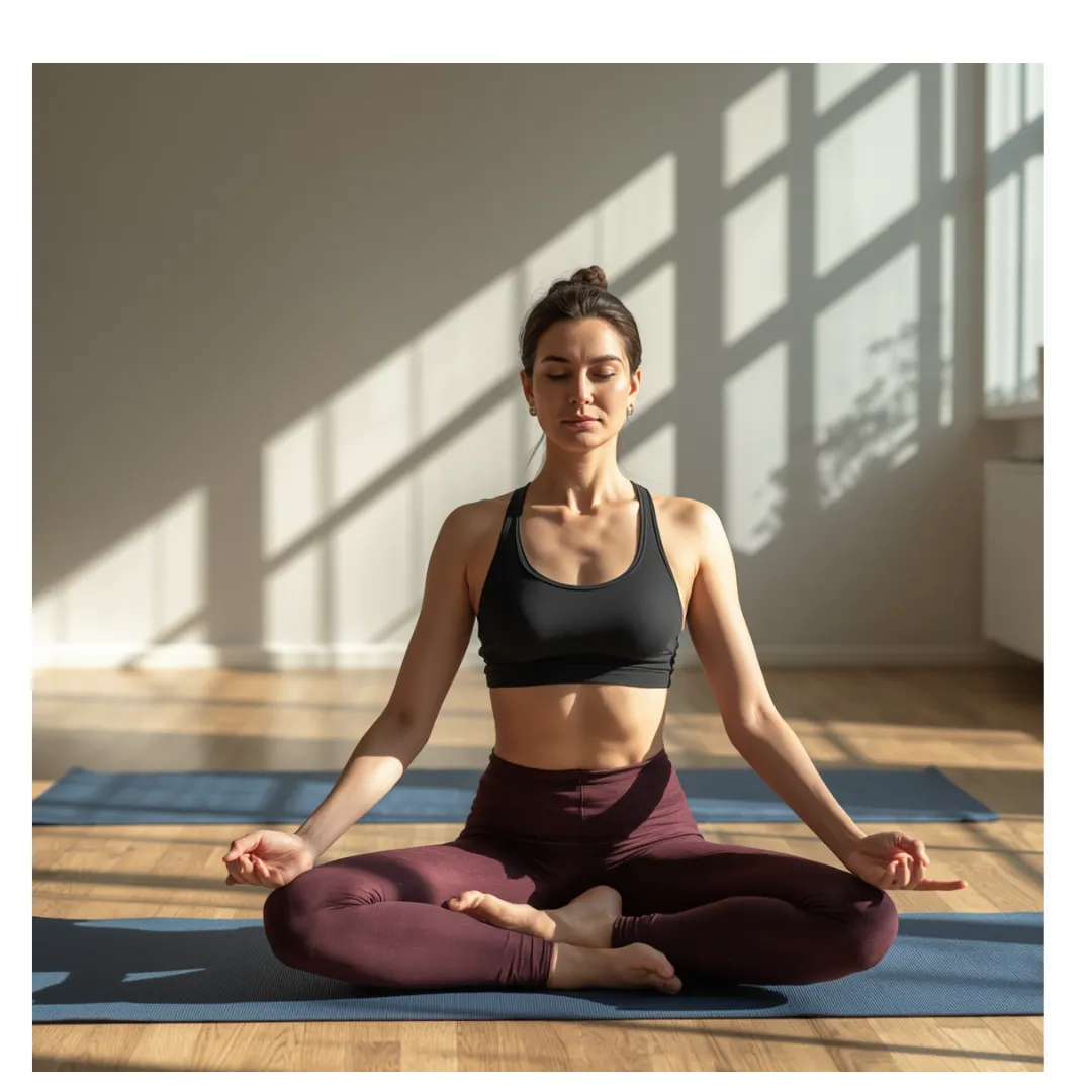 Friendly wellness coach consulting client