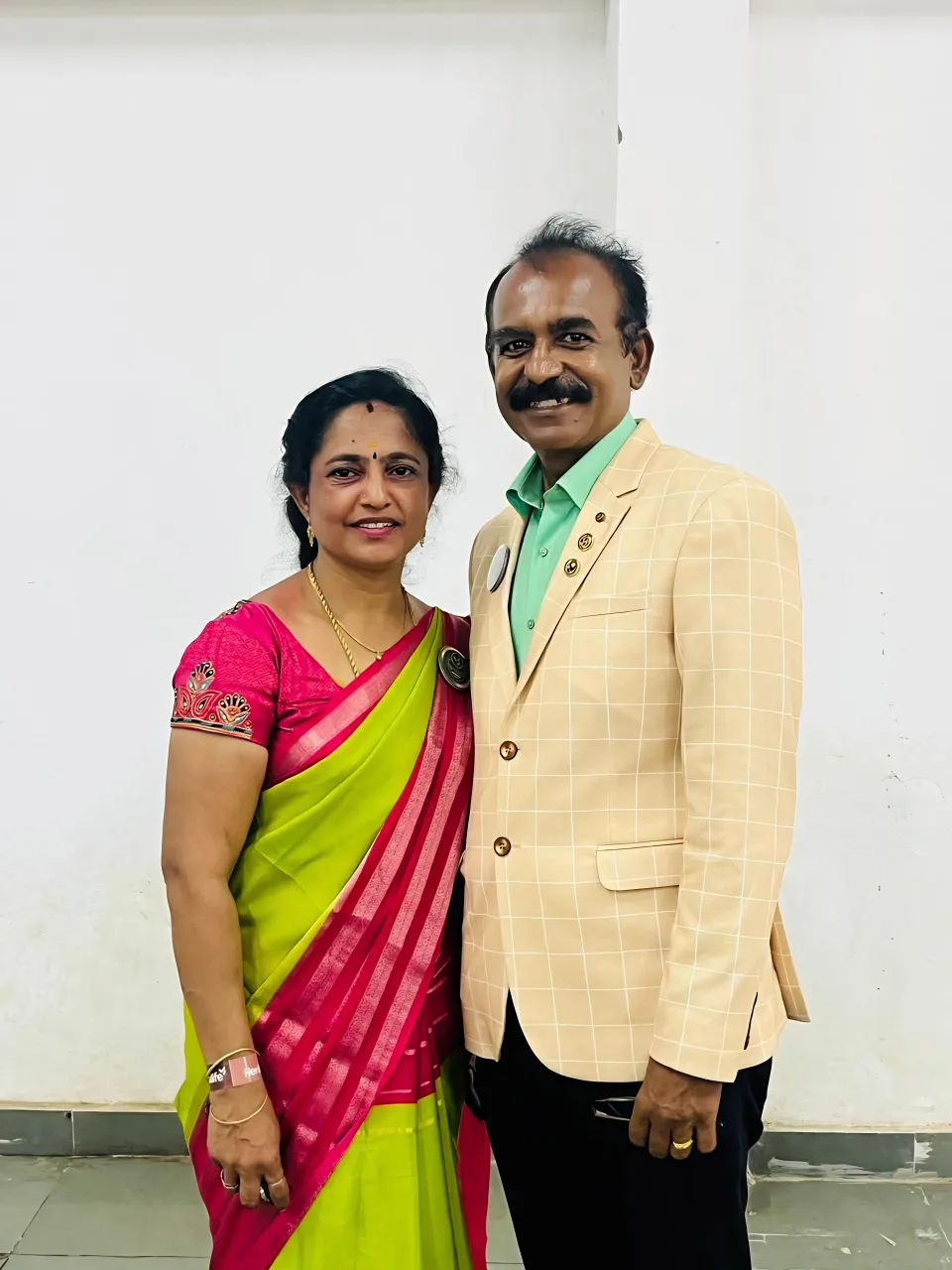 Komala Velayudham in Saree