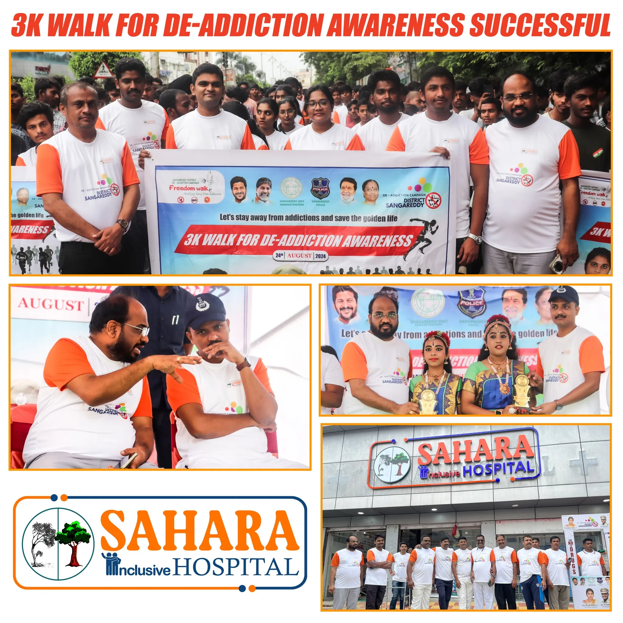 Director with dignitary