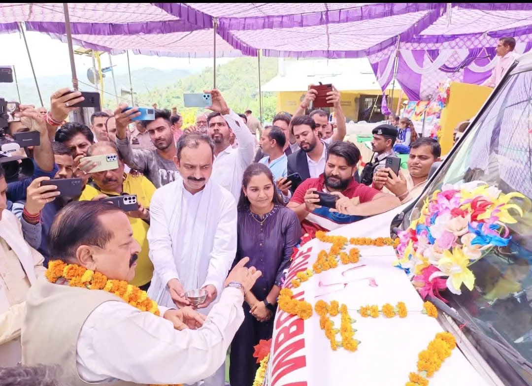 Director with dignitary