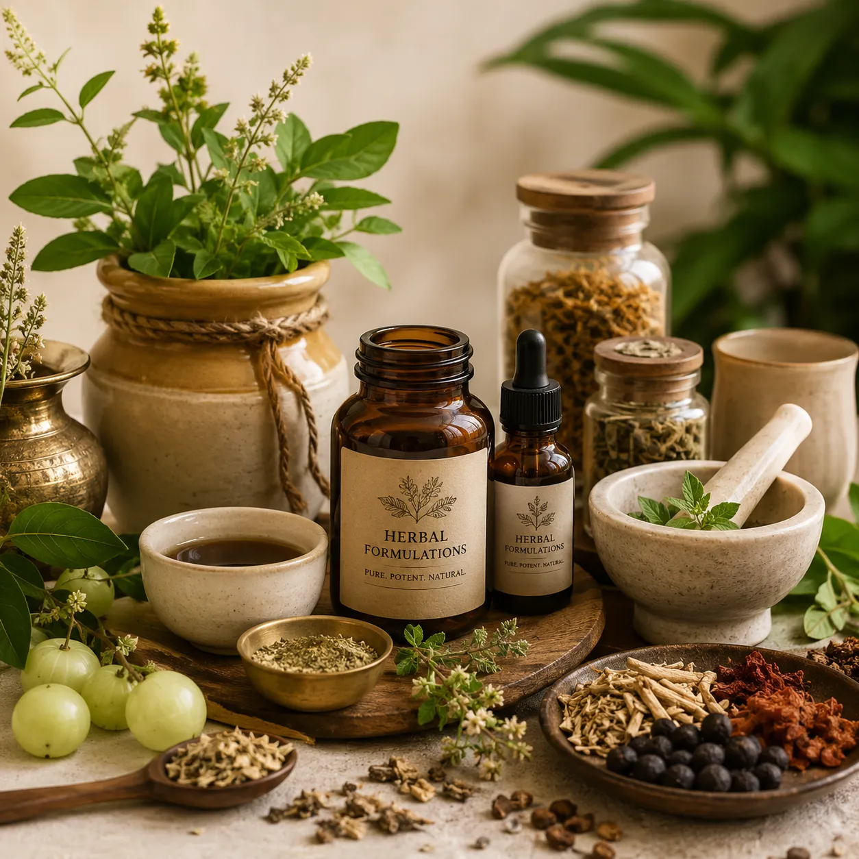 Authentic herbal oils