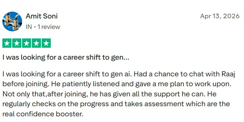 Student testimonial