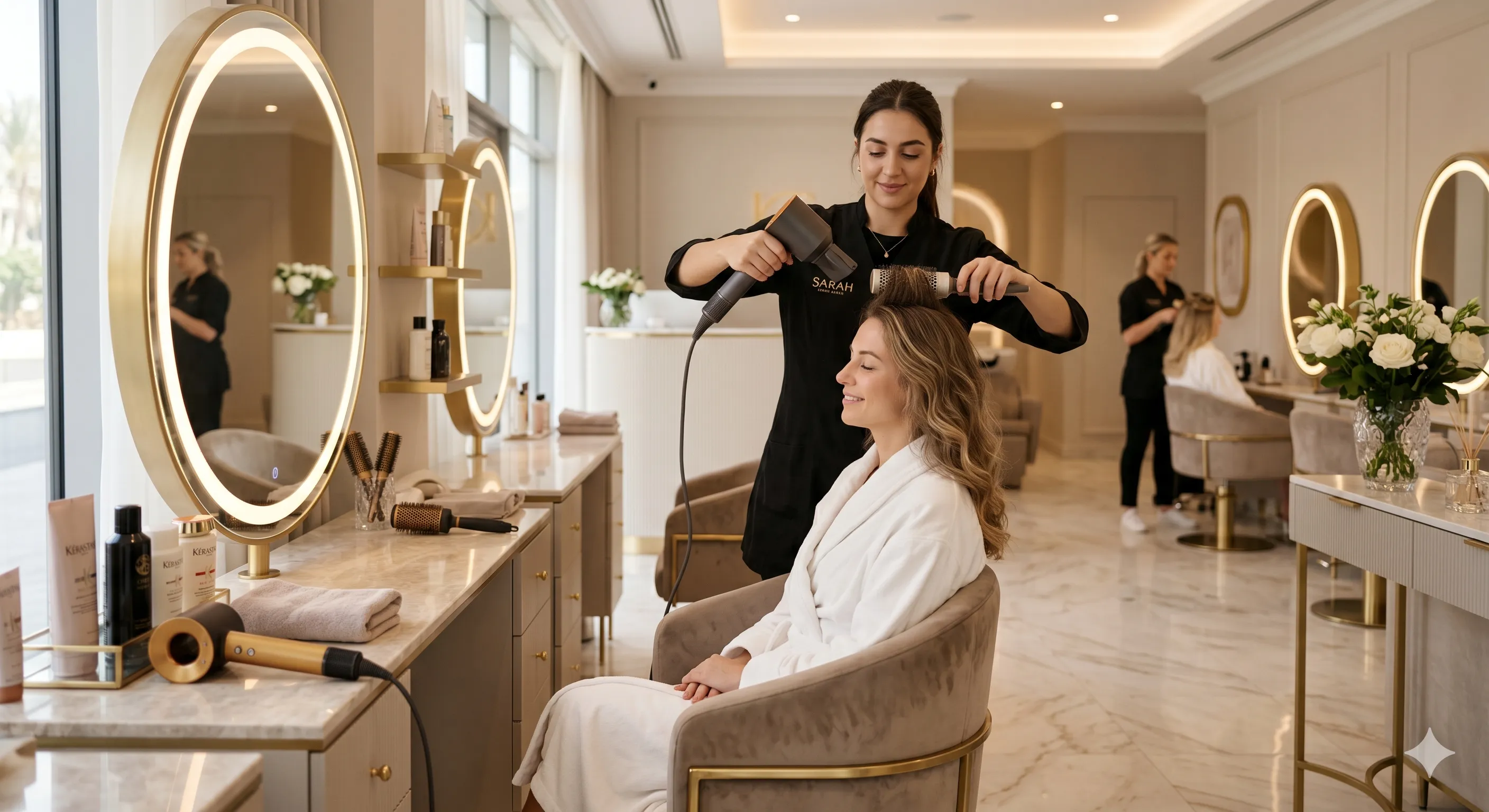 Luxury salon service