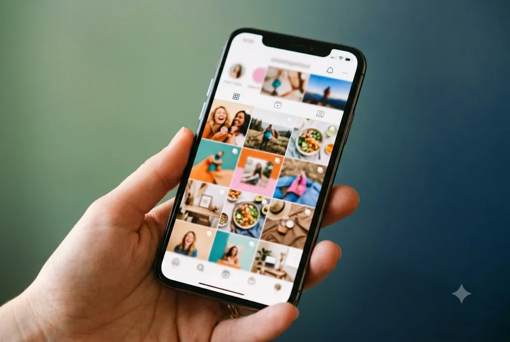 Instagram follower growth for a coaching brand
