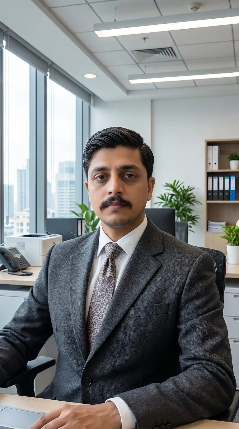 Professional consultant portrait style image